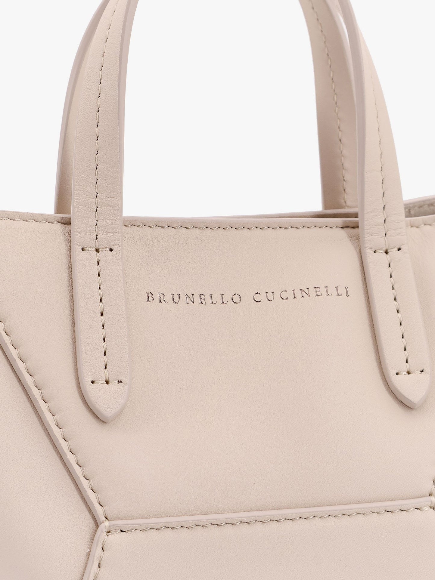 Brunello Cucinelli Bc Duo leather hanbag