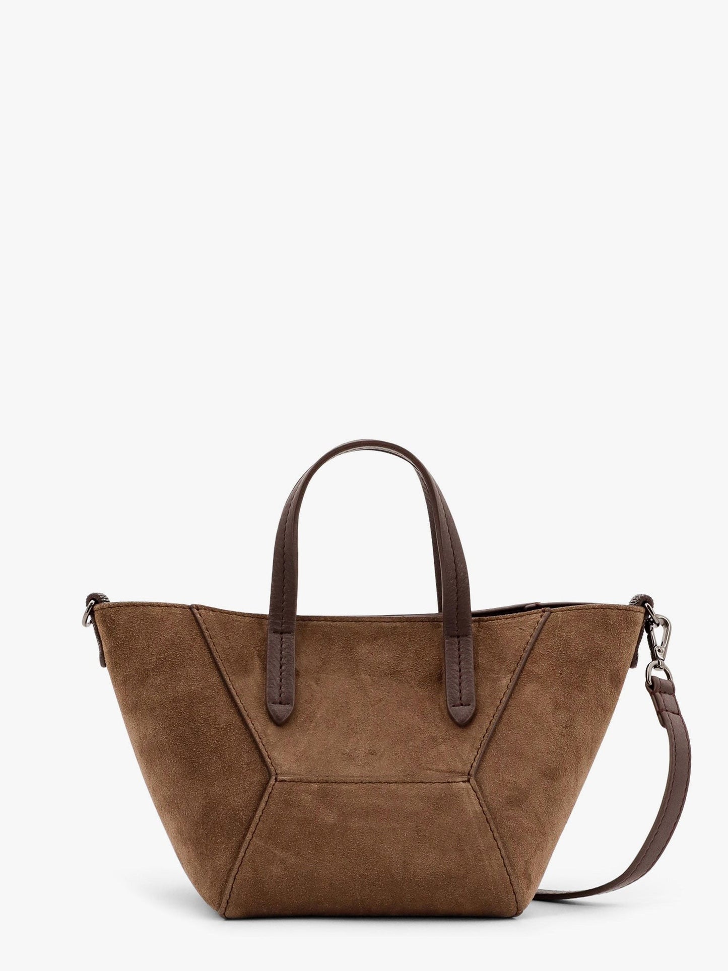 Brunello Cucinelli Suede bag with monili details