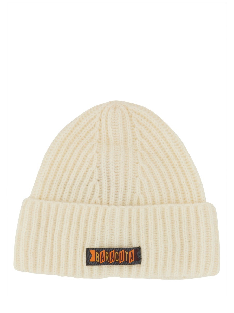 BARACUTA BEANIE HAT WITH LOGO PATCH