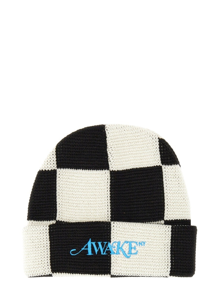 AWAKE NY BEANIE HAT WITH LOGO