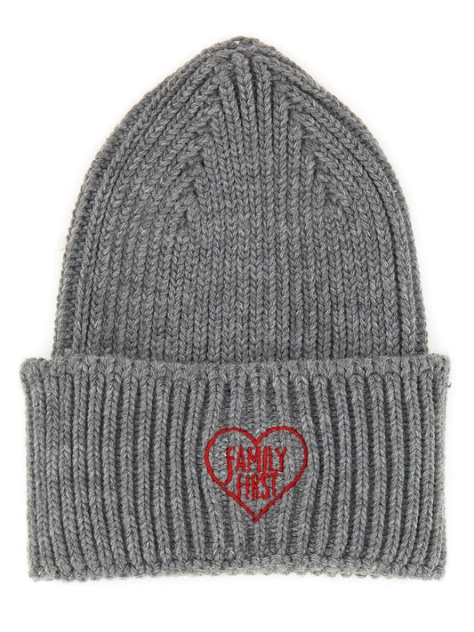 FAMILY FIRST BEANIE HAT WITH LOGO