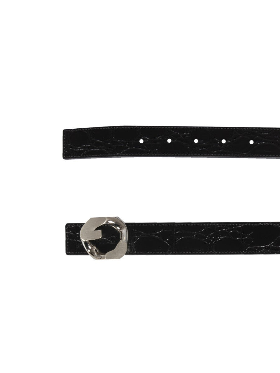 Givenchy BELT WITH G CHAIN BUCKLE