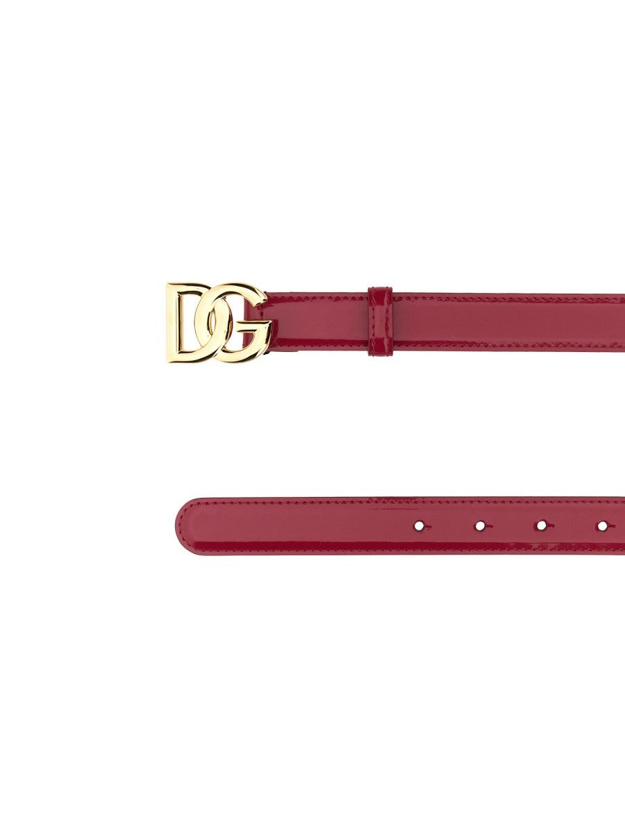 Dolce & Gabbana BELT WITH LOGO BUCKLE