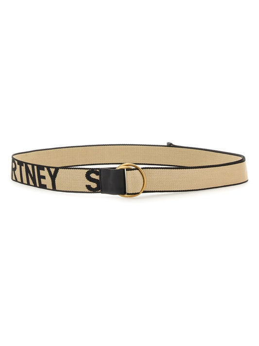 stella mccartney BELT WITH LOGO PATTERN