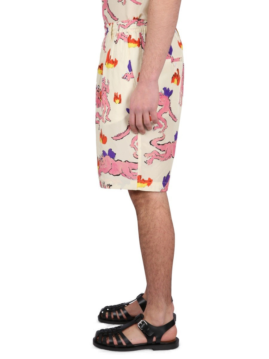 Marni BERMUDA SHORTS WITH PRINT