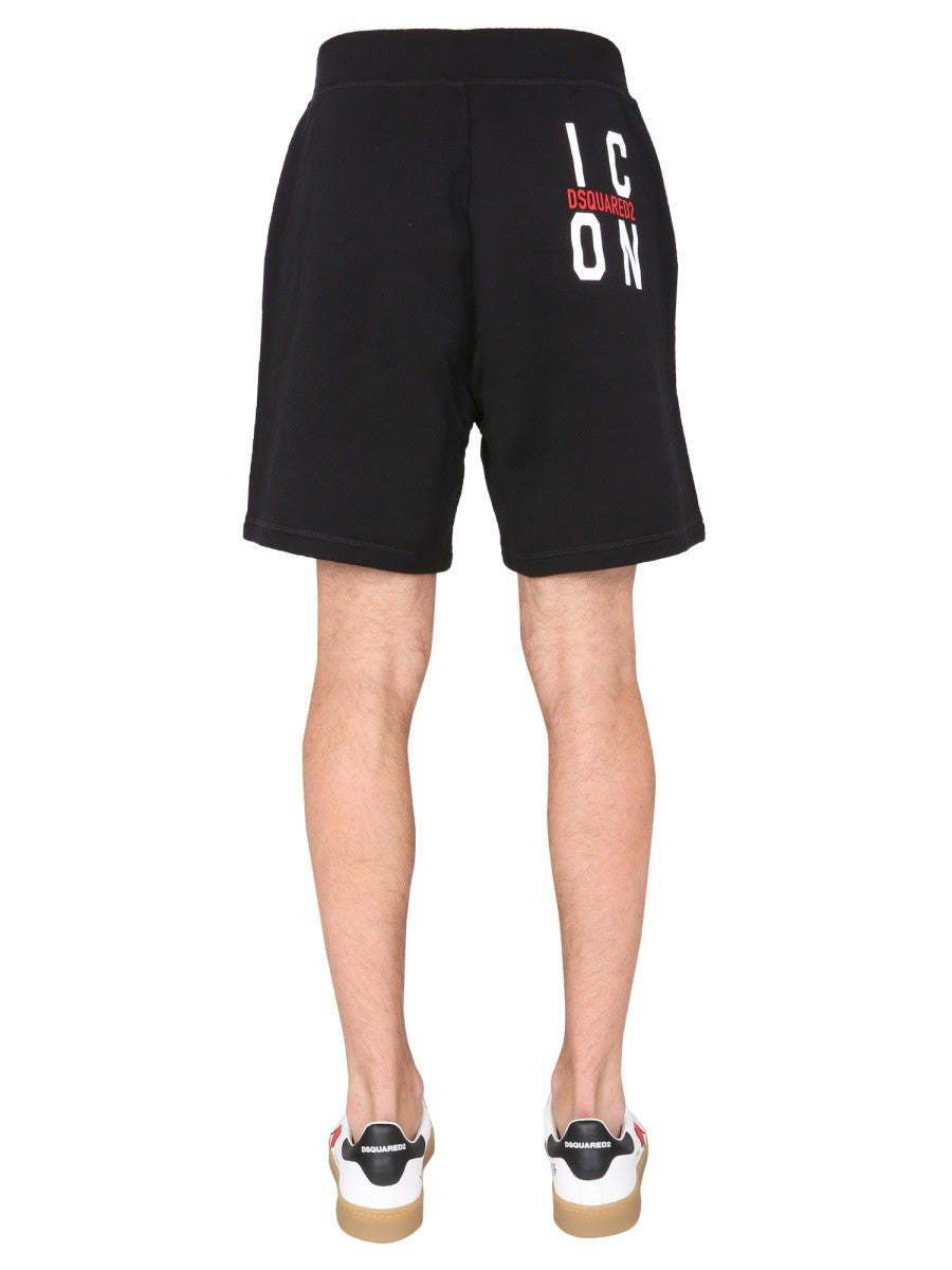 Dsquared BERMUDA WITH ICON PRINT