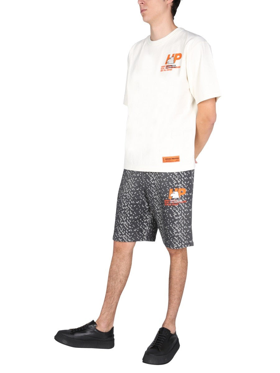 HERON PRESTON BERMUDA WITH RUBBER LOGO