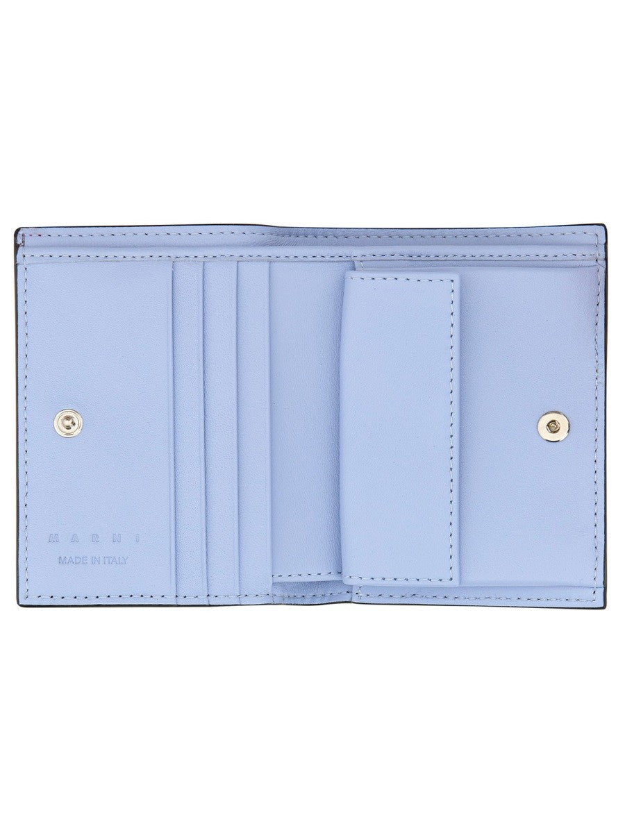 Marni BI-FOLD LEATHER WALLET