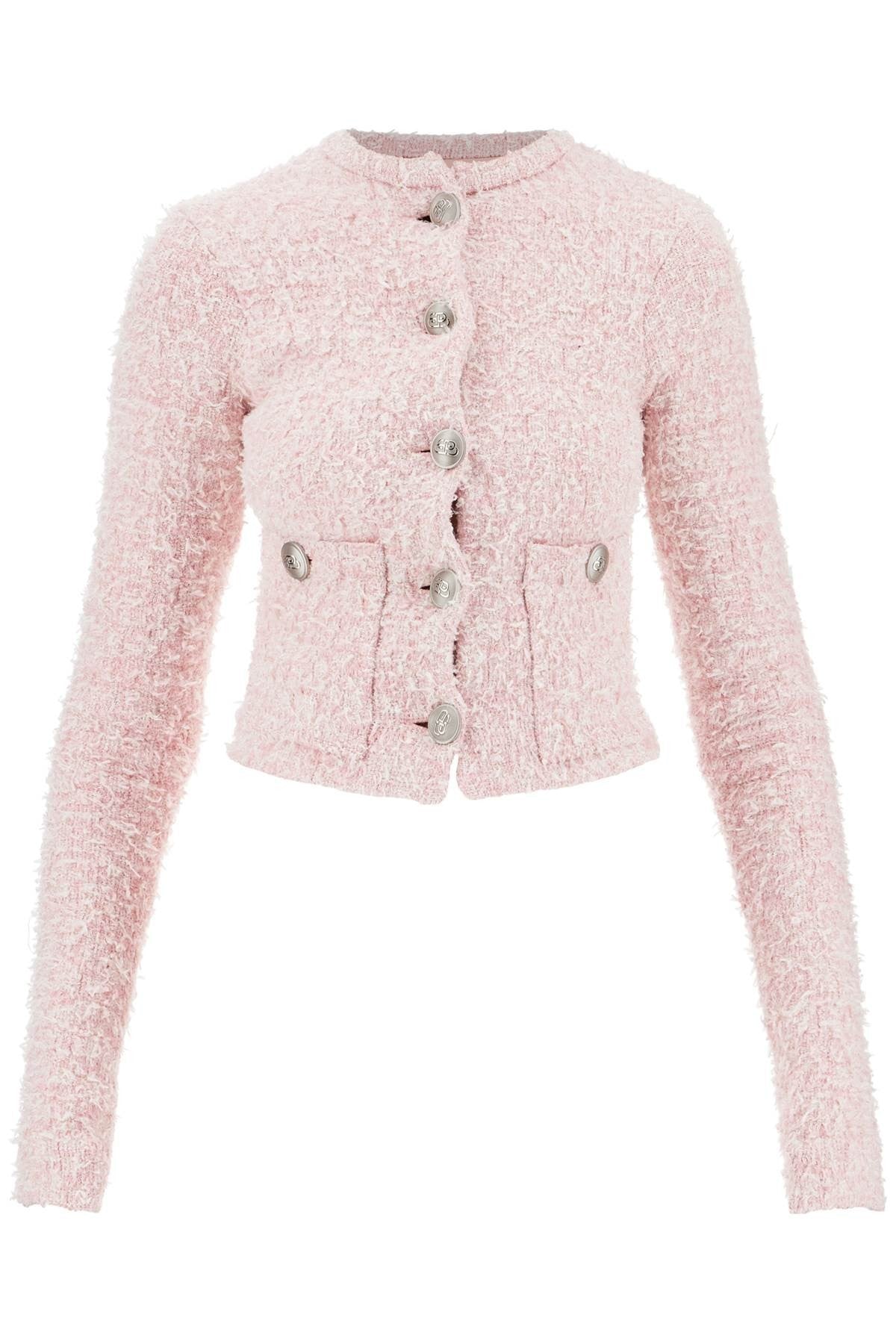 Balenciaga 'bicolor tweed cropped jacket'