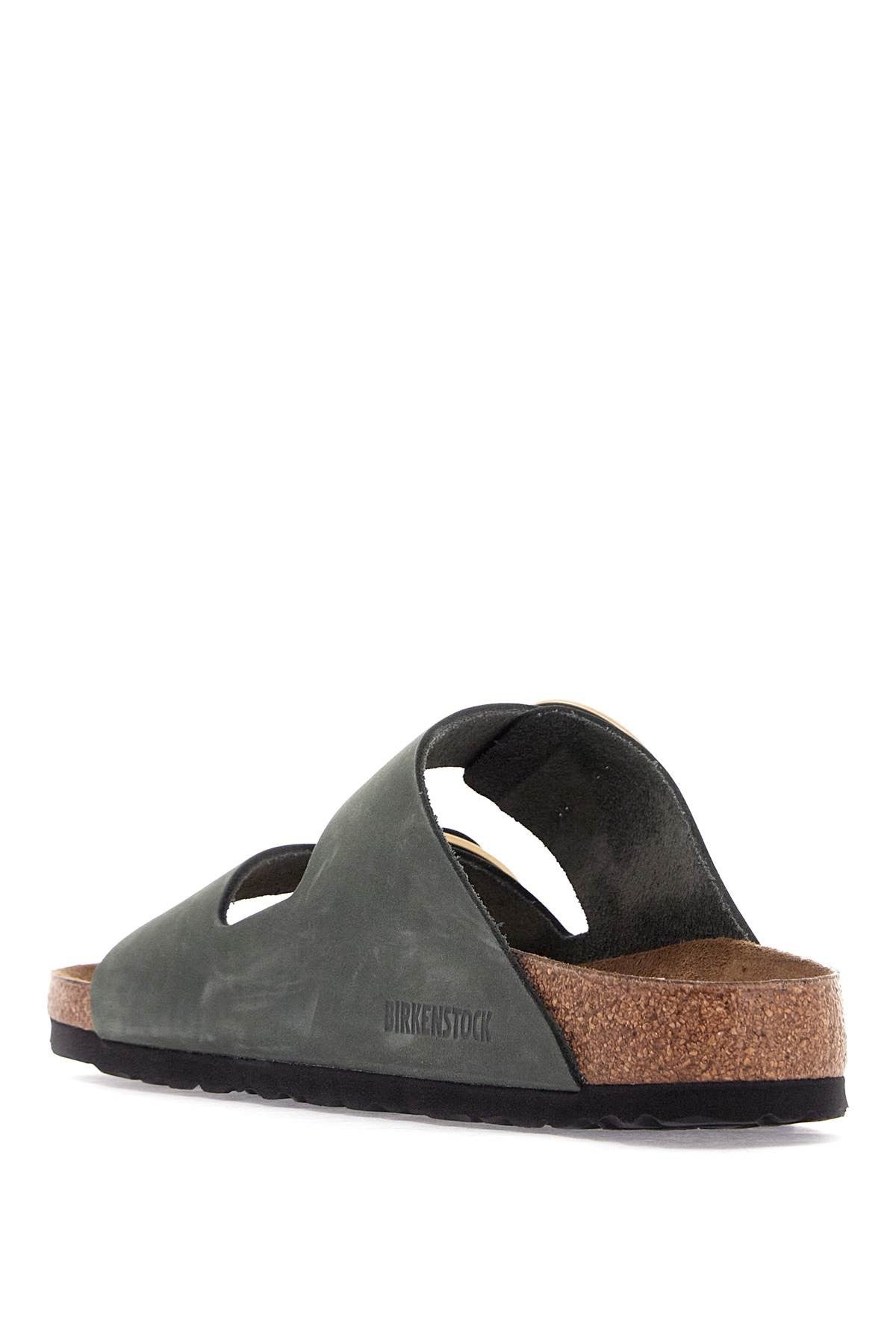 Birkenstock big buckle arizona slides