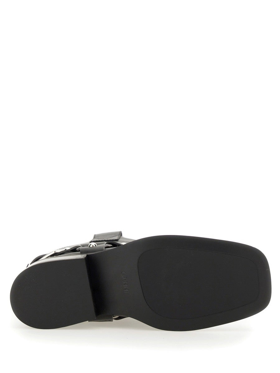 GANNI BIKER BOOTS