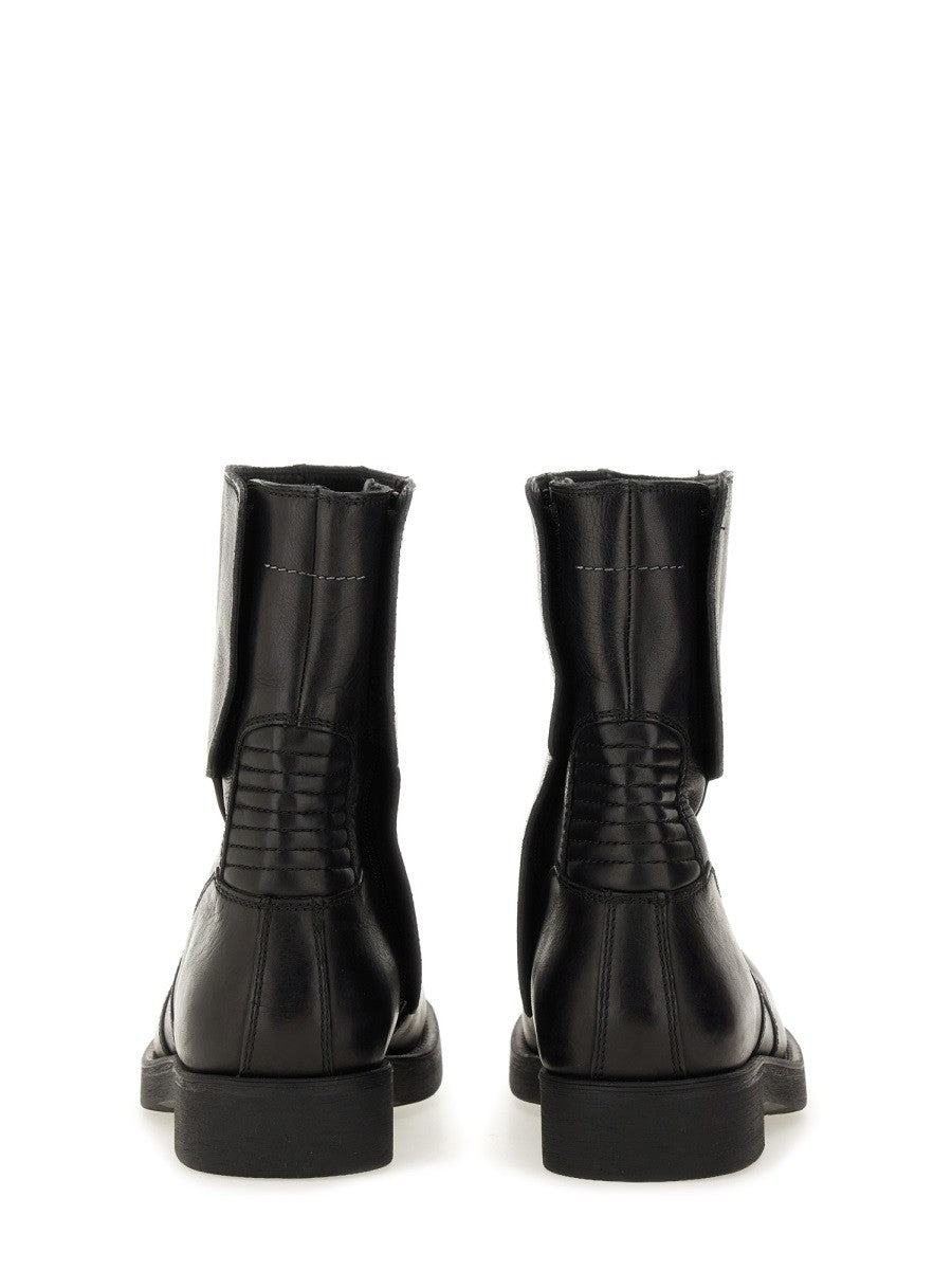 MM6 MAISON MARGIELA BIKER BOOTS