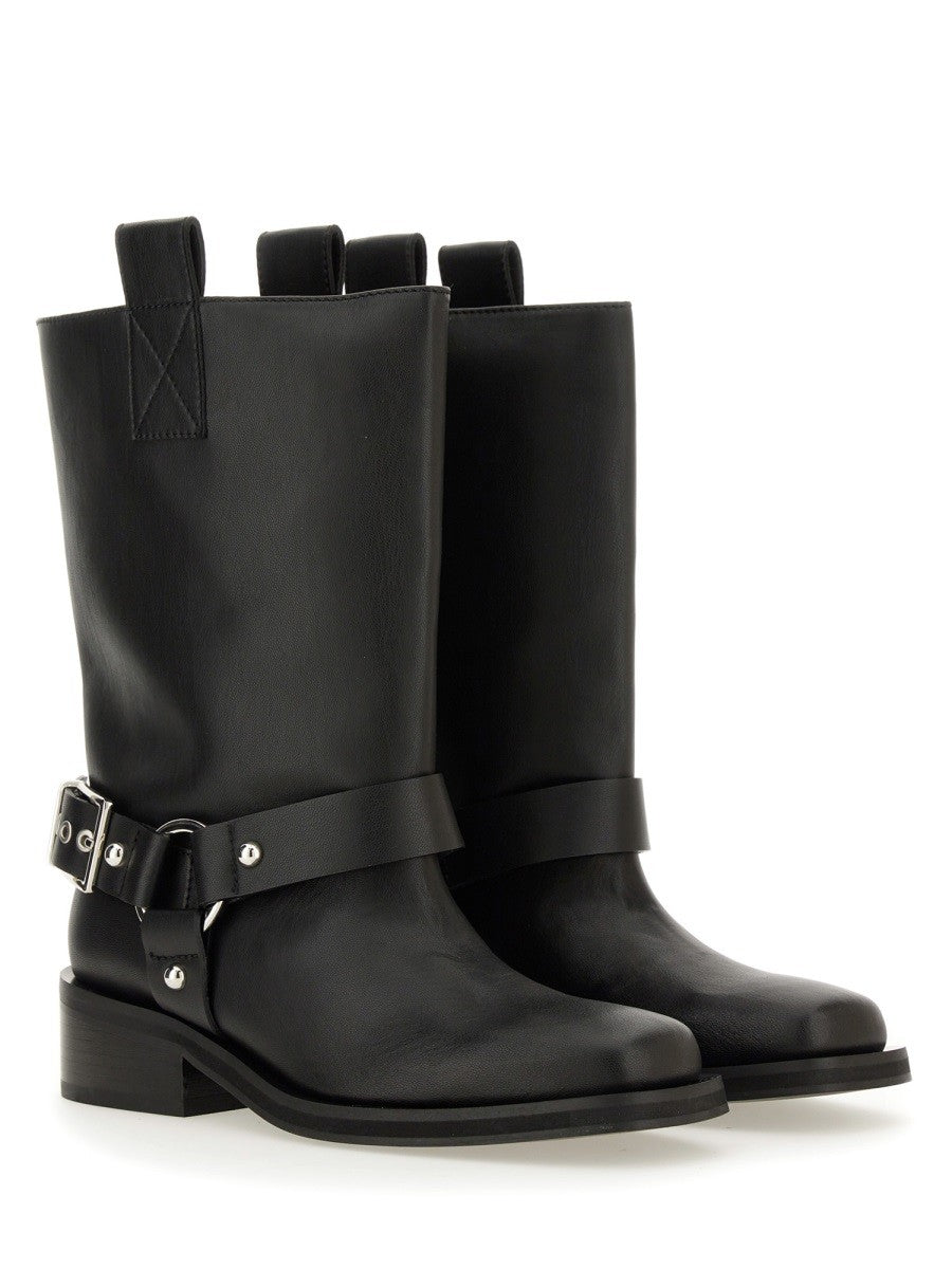 GANNI BIKER BOOTS