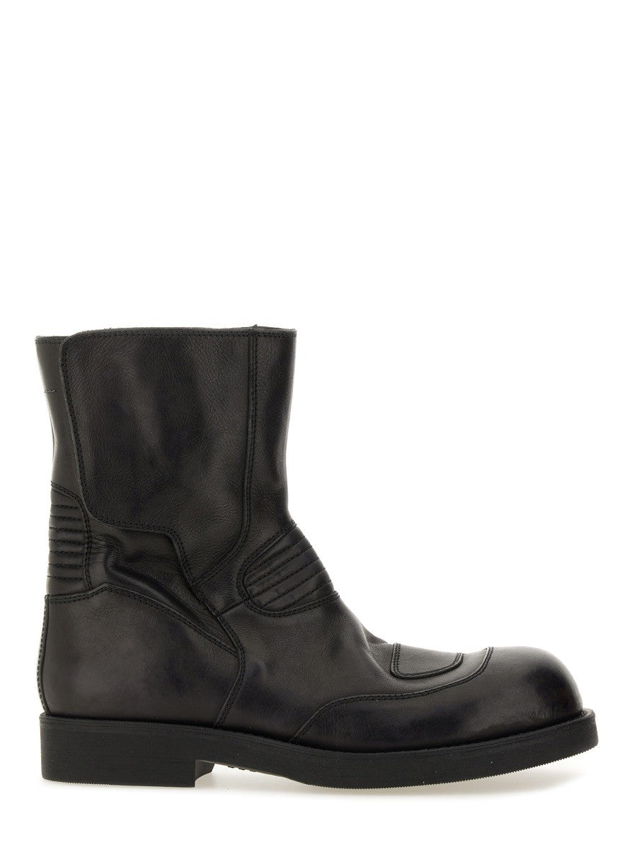 MM6 MAISON MARGIELA BIKER BOOTS