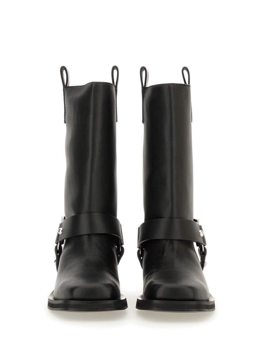 GANNI BIKER BOOTS