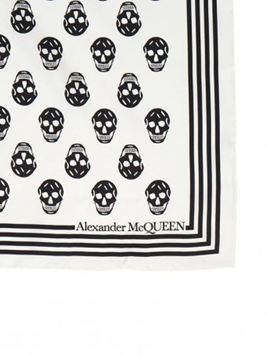 Alexander Mcqueen BIKER SKULL SCARF