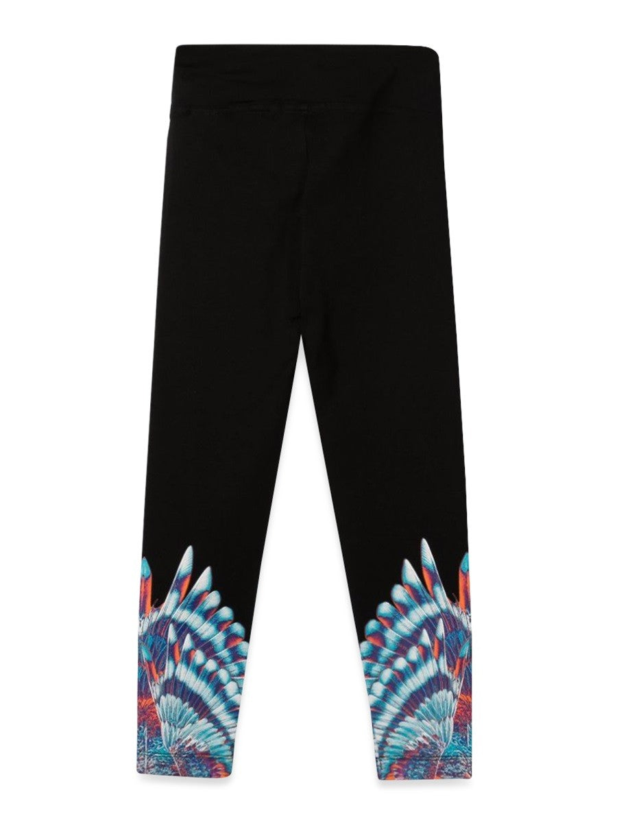 MARCELO BURLON COUNTY OF MILAN BLUE BIRDS WINGS LEGGINGS