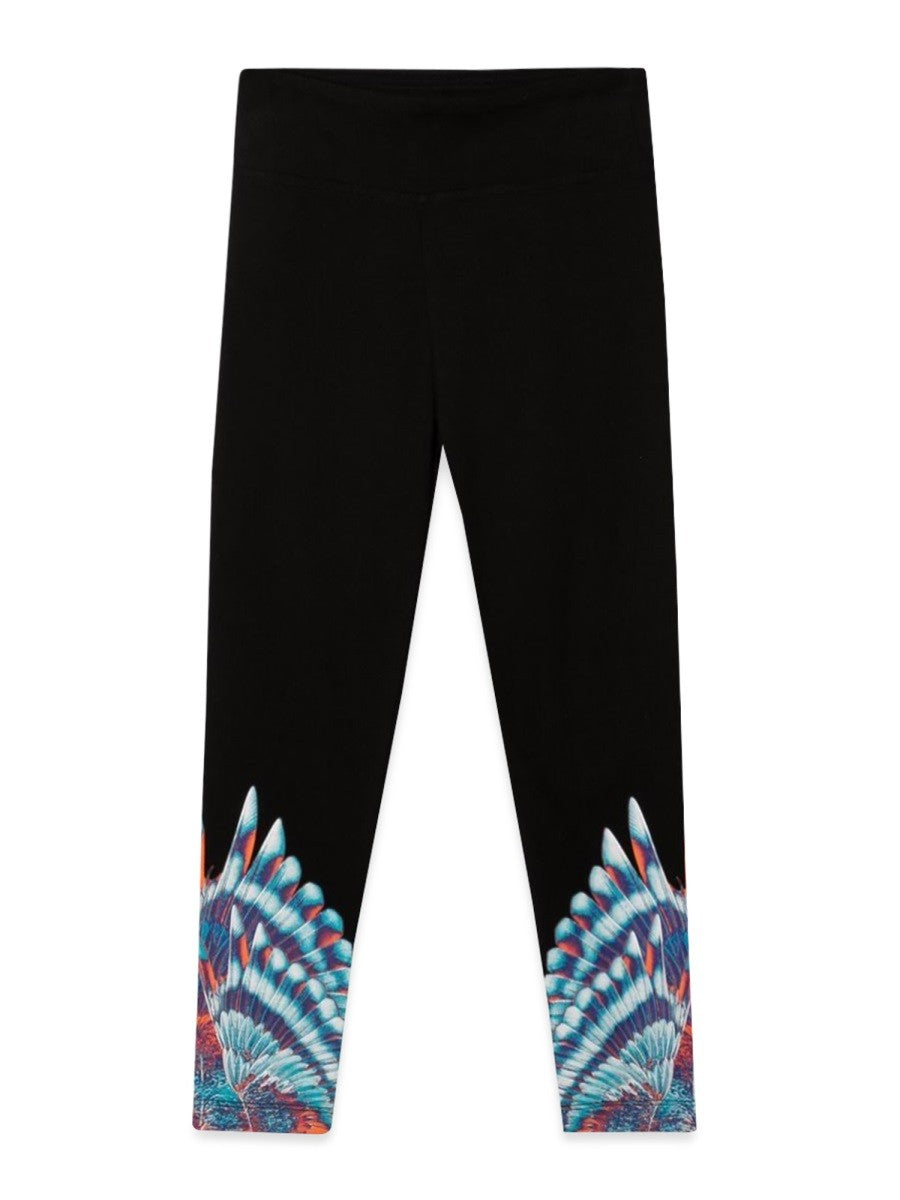 MARCELO BURLON COUNTY OF MILAN BLUE BIRDS WINGS LEGGINGS