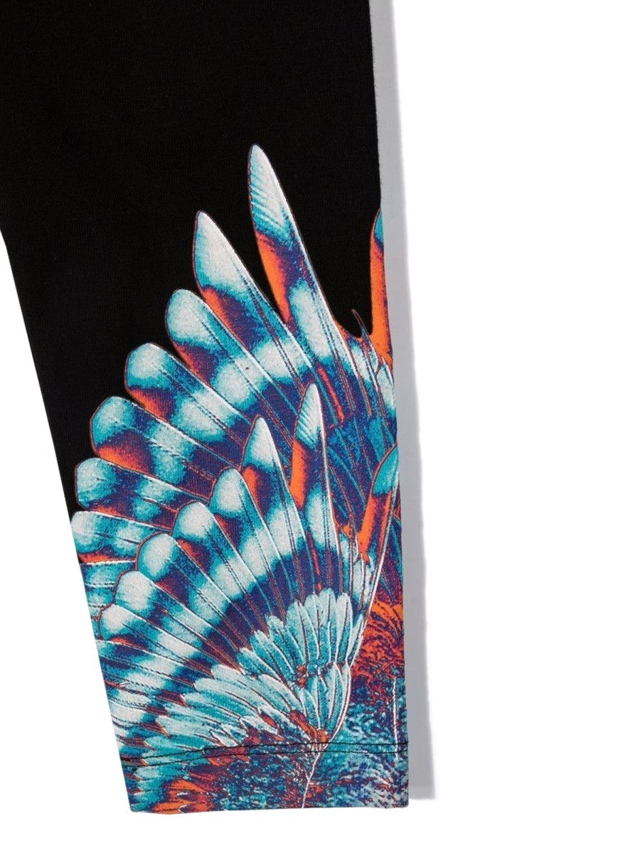 MARCELO BURLON COUNTY OF MILAN BLUE BIRDS WINGS LEGGINGS