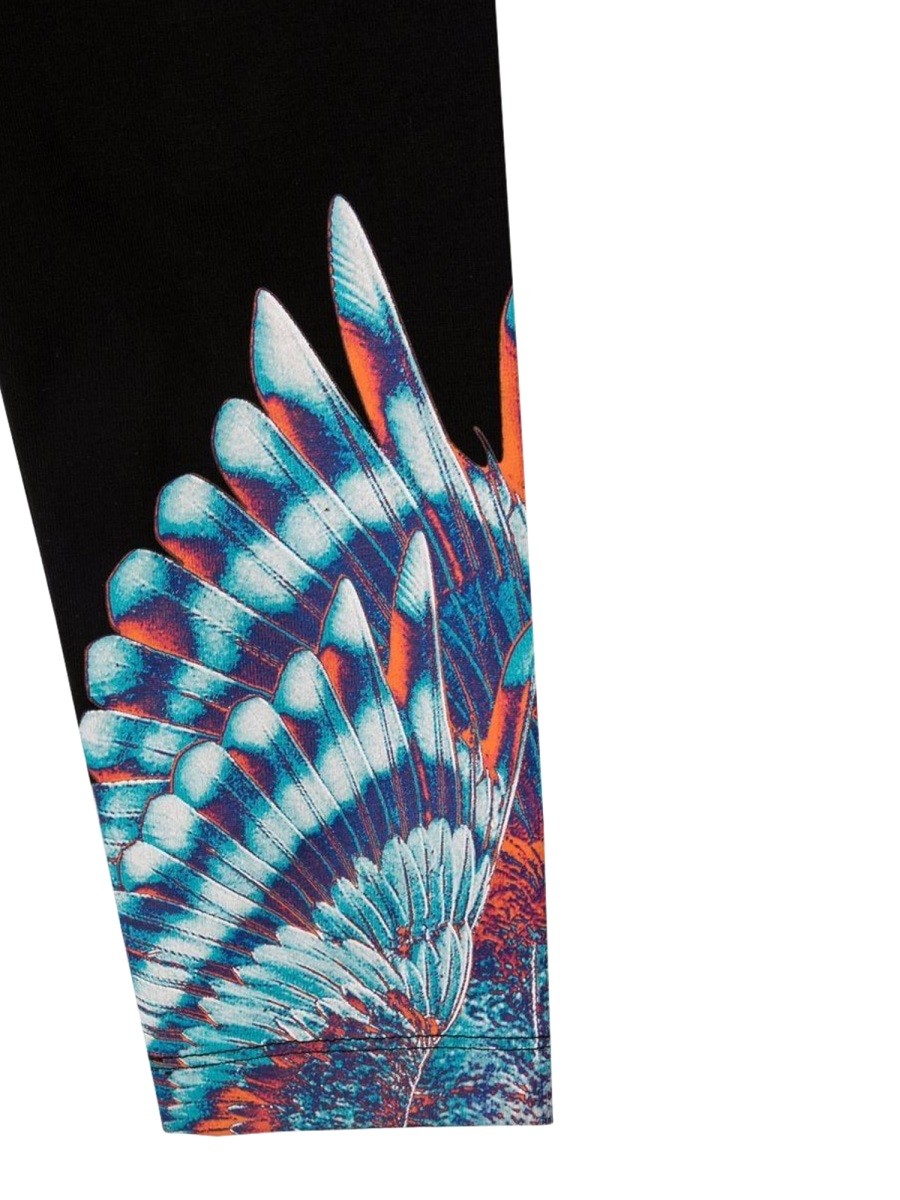 MARCELO BURLON COUNTY OF MILAN BLUE BIRDS WINGS LEGGINGS