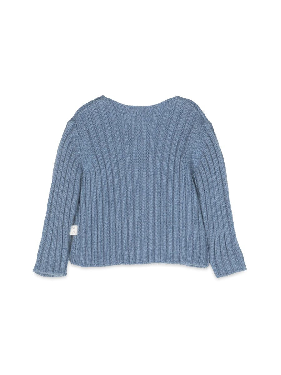 TEDDY & MINOU blueberry tricot sweater