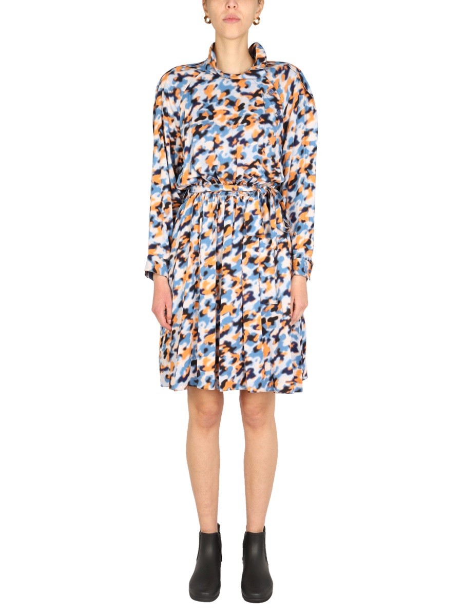 Kenzo "BLURRED FLOWERS" DRESS