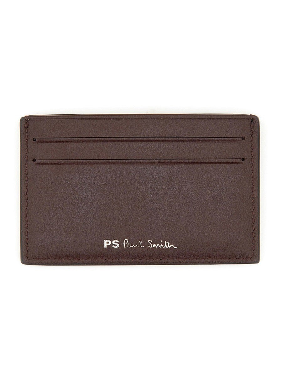 PS BY PAUL SMITH "BOARD STRIPE ZEBRA" CARD HOLDER