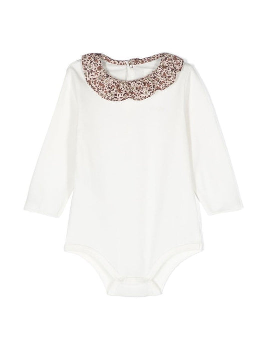 TEDDY & MINOU BODYSUIT M/L FLOWER COLLAR