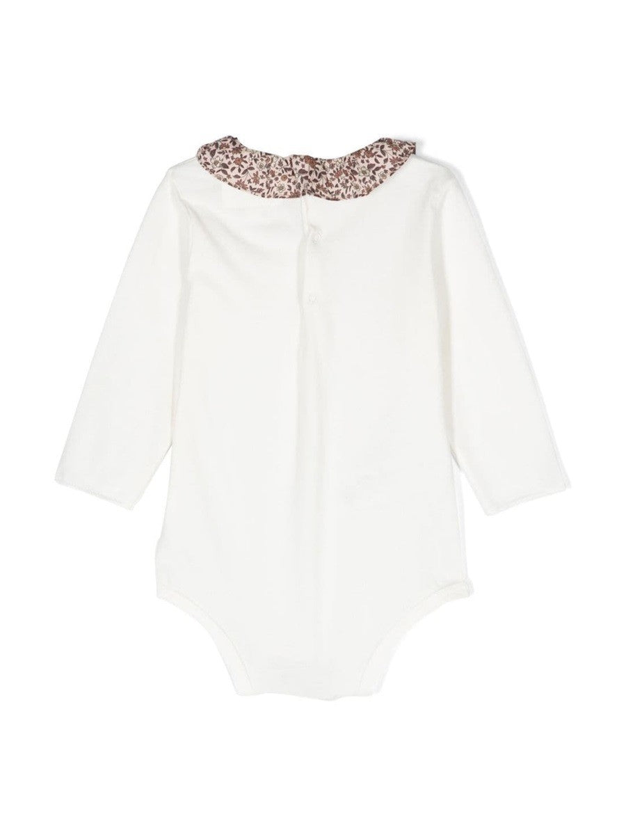 TEDDY & MINOU BODYSUIT M/L FLOWER COLLAR