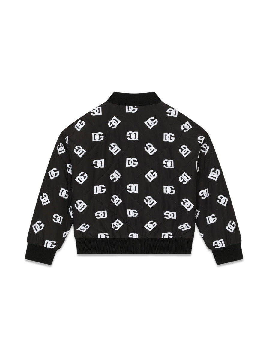 Dolce & Gabbana BOMBER ALLOVER LOGO