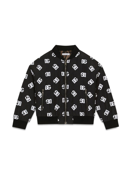 Dolce & Gabbana BOMBER ALLOVER LOGO