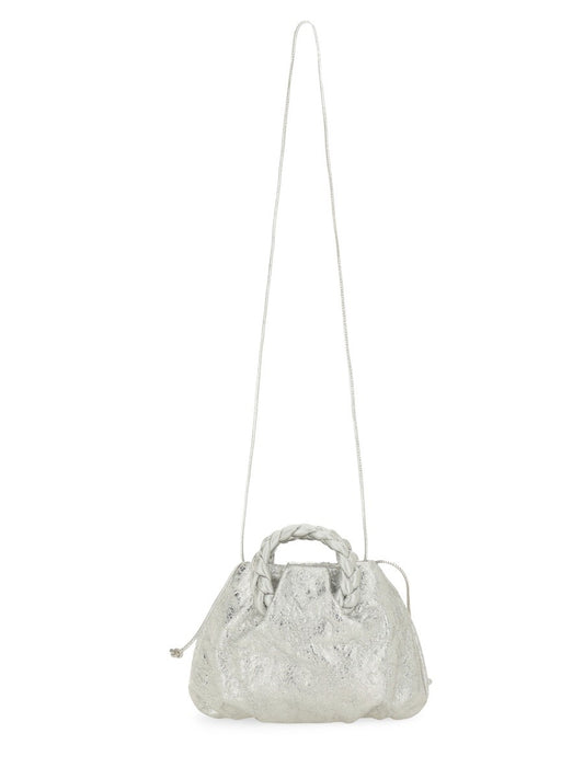 HEREU "BOMBON CRINKLED METALLIC" BAG
