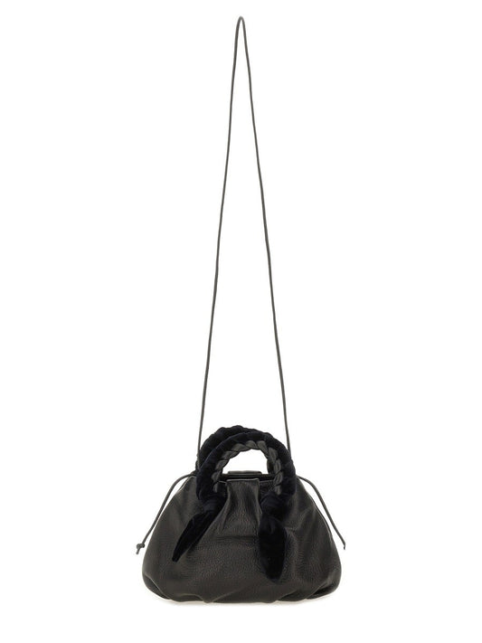 HEREU "BOMBON VELVET FOULARD" BAG