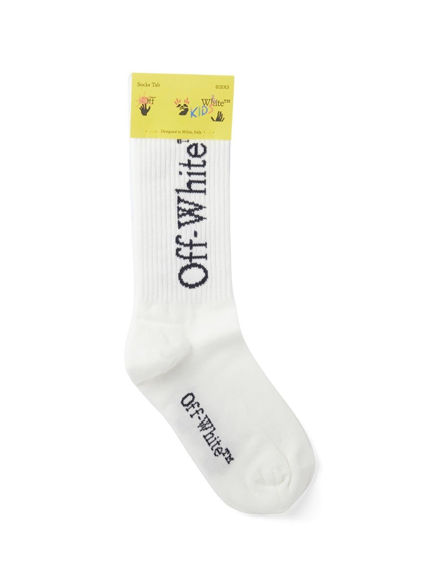 Off-white bookish long socks