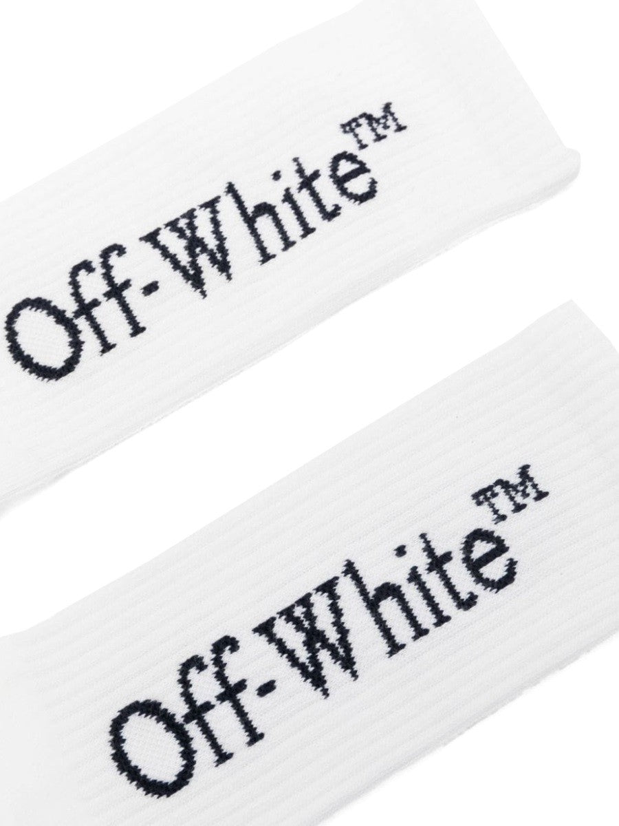 Off-white bookish long socks