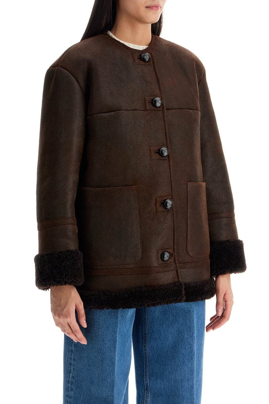 WEEKEND MAX MARA 'borbone' shearling