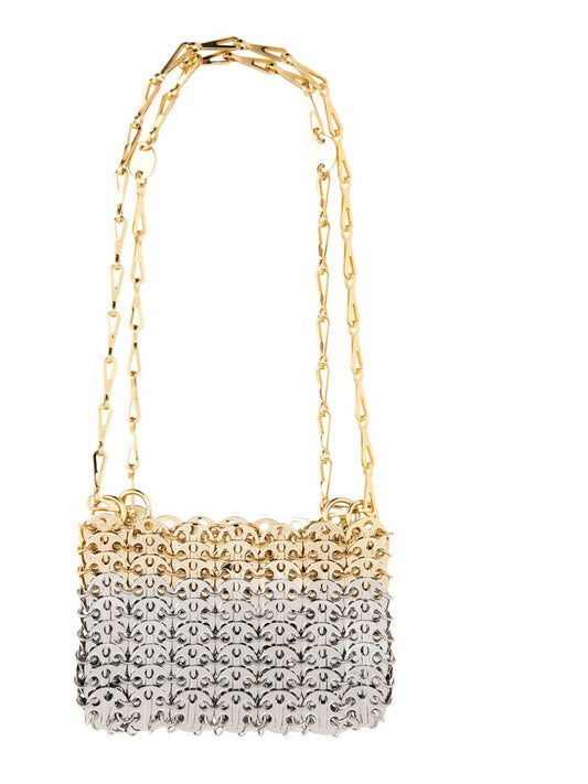 RABANNE BAG "1969" NANO SKYLINE