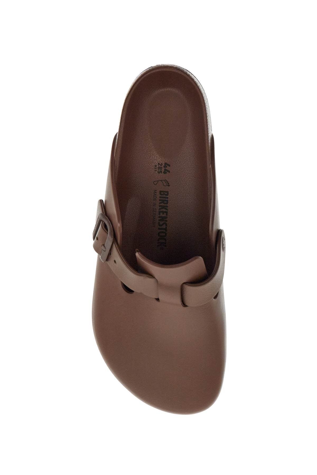 Birkenstock boston eva slippers brown with buckle for men