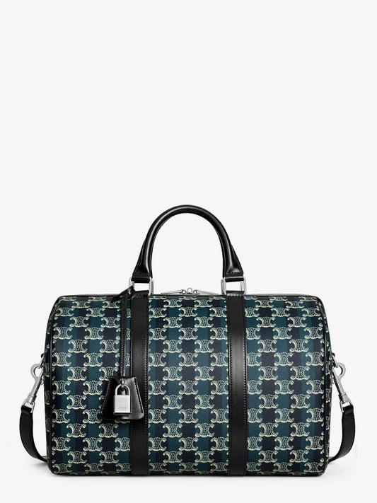 Celine Boston Large Triomphe canvas travel bag