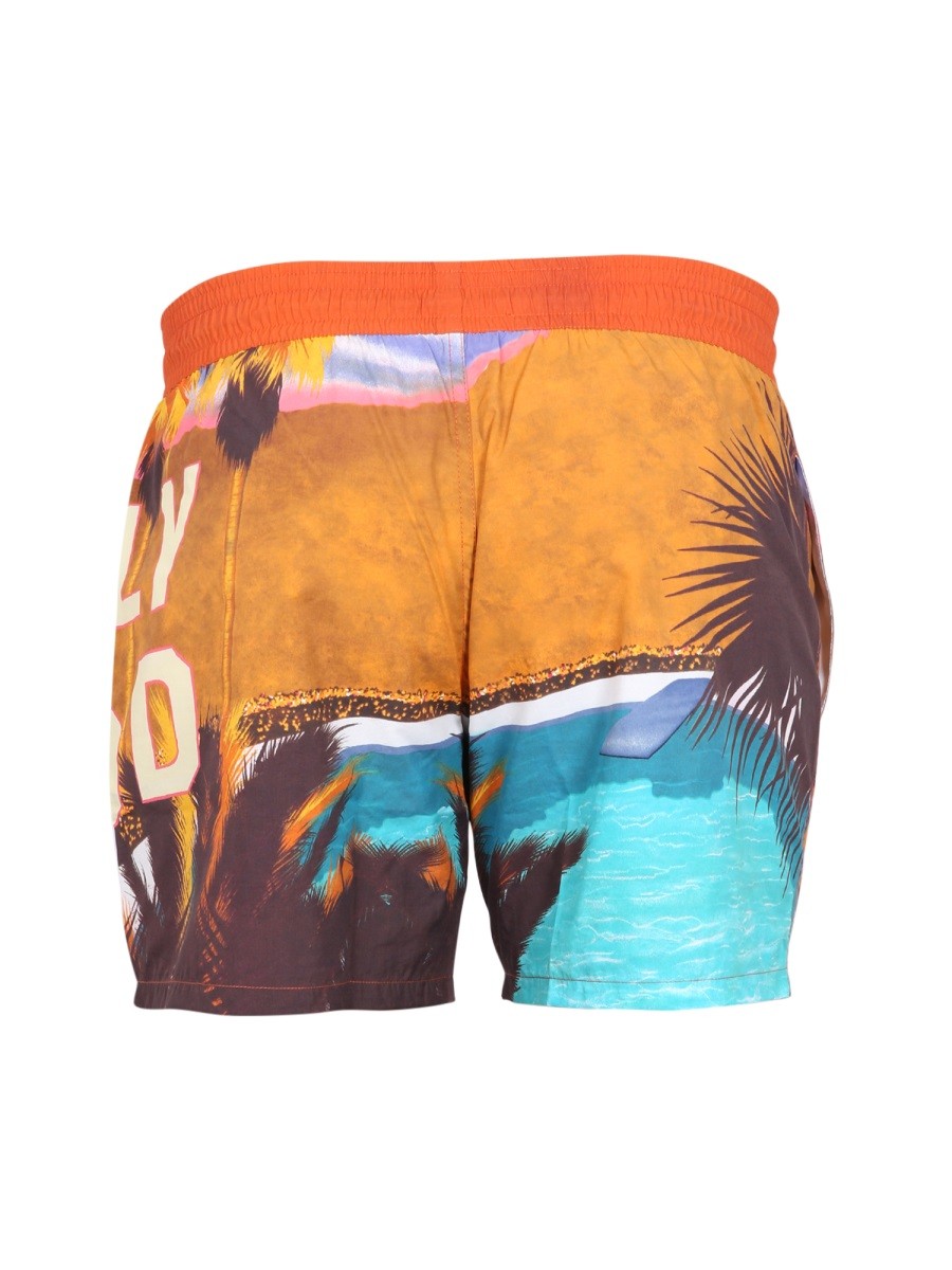 Etro BOXER SWIMSUIT WITH PRINT