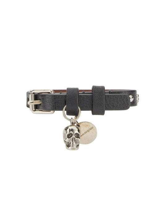 Alexander Mcqueen BRACCIALE CON SKULL