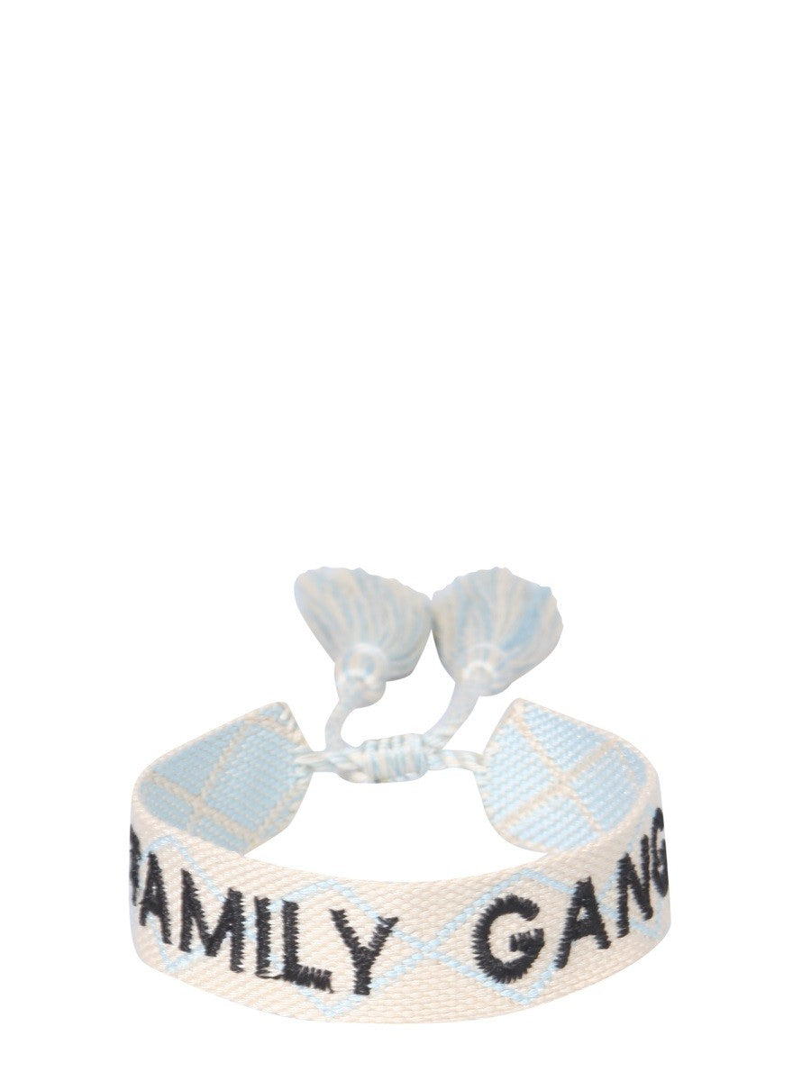 LABEL K BRAIDED FABRIC BRACELET