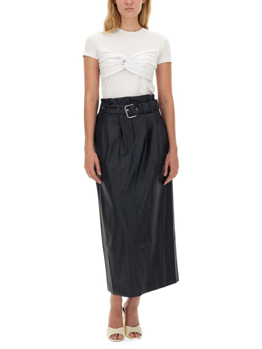 ROTATE BIRGER CHRISTENSEN BRAIDED SKIRT