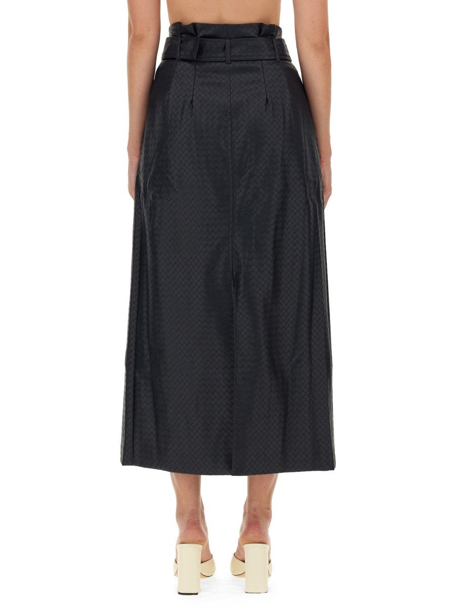 ROTATE BIRGER CHRISTENSEN BRAIDED SKIRT