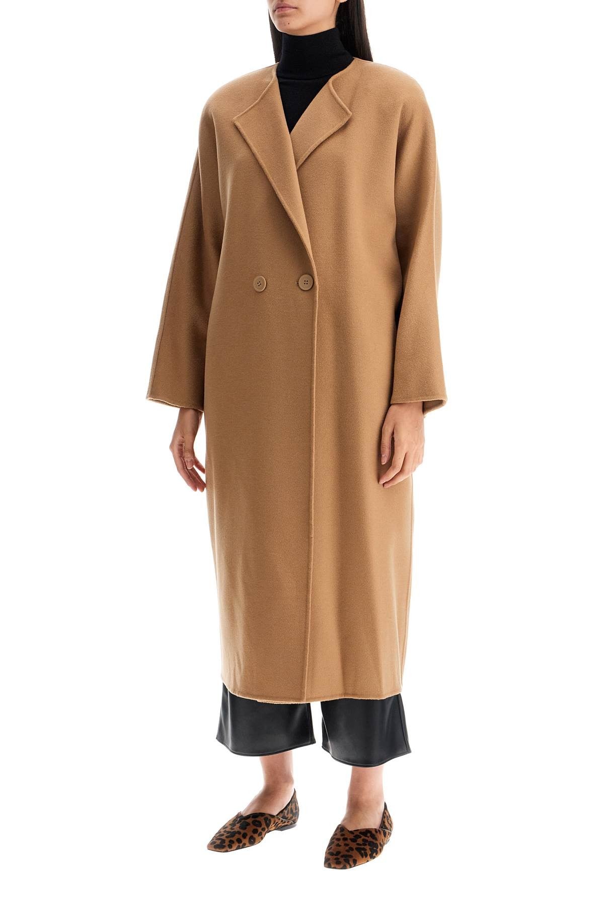 MAX MARA STUDIO -breasted wool coat