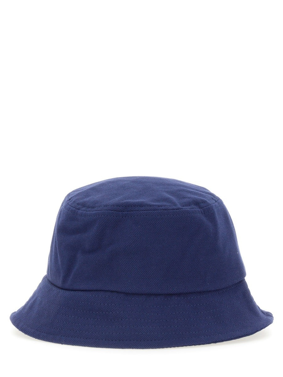 FRED PERRY BUCKET HAT WITH LOGO EMBROIDERY