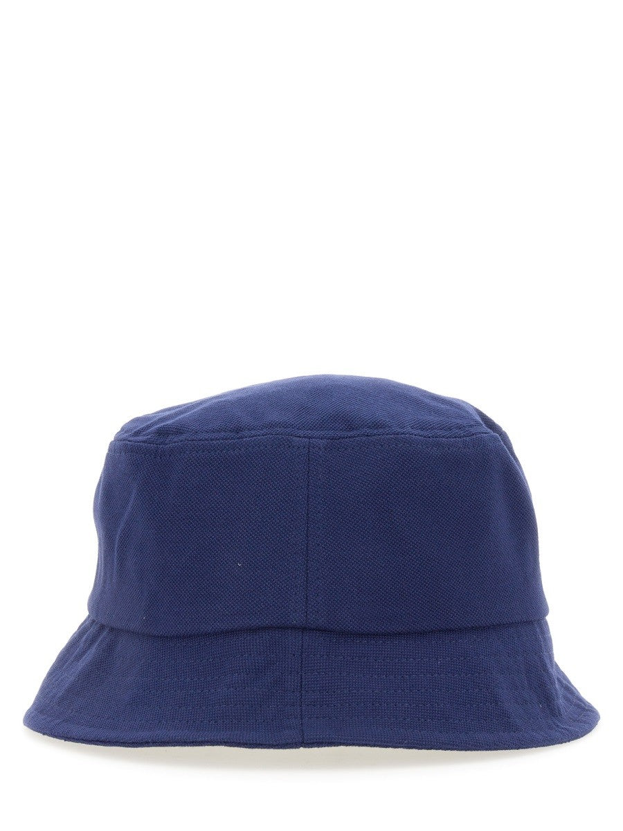 FRED PERRY BUCKET HAT WITH LOGO EMBROIDERY