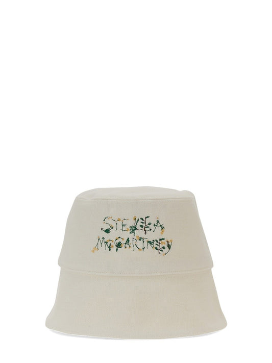 stella mccartney BUCKET HAT WITH LOGO