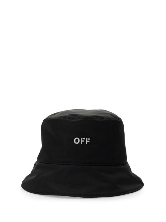 Off-white BUCKET HAT WITH LOGO