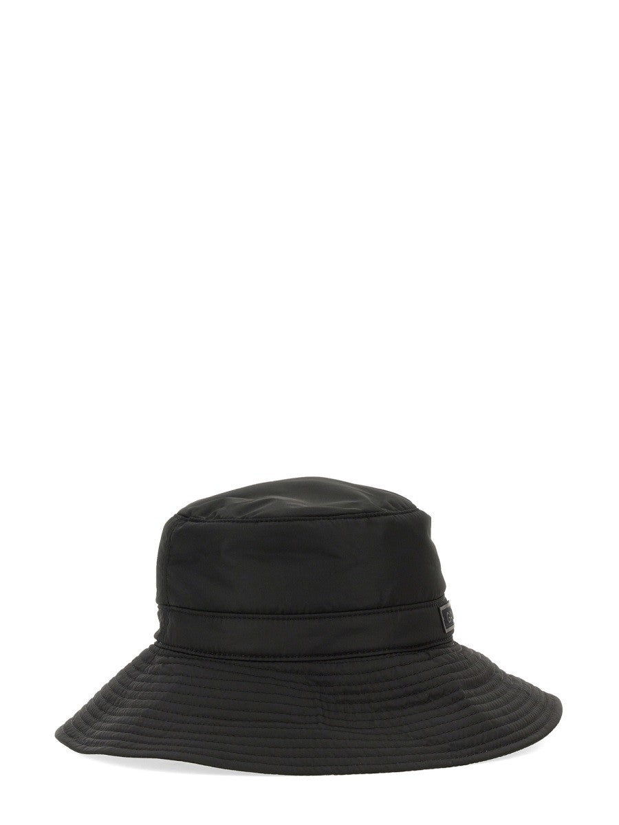 GANNI BUCKET HAT WITH LOGO